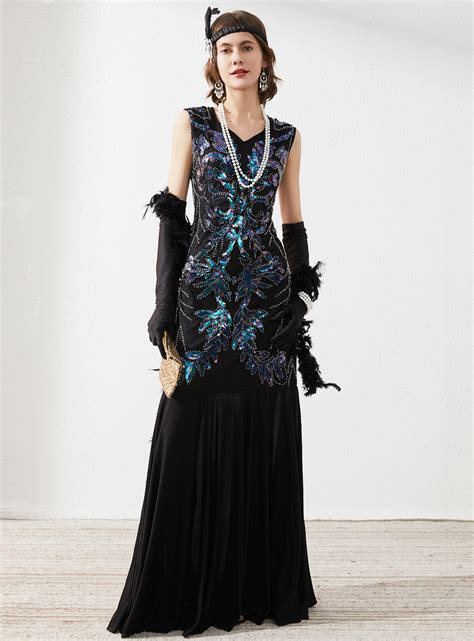 1920s cocktail dresses|1920s style long evening dresses.